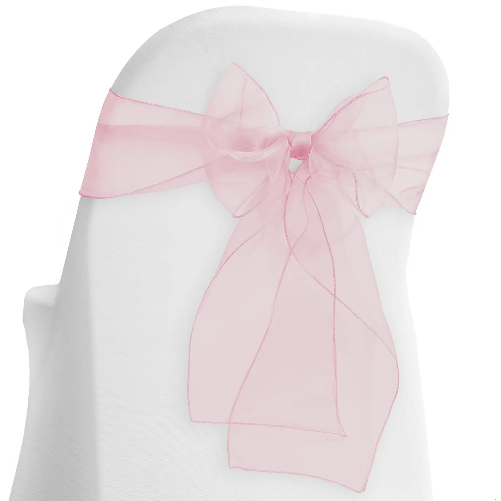 100-Pack Organza Chair Cover Sashes by Lann's Linens