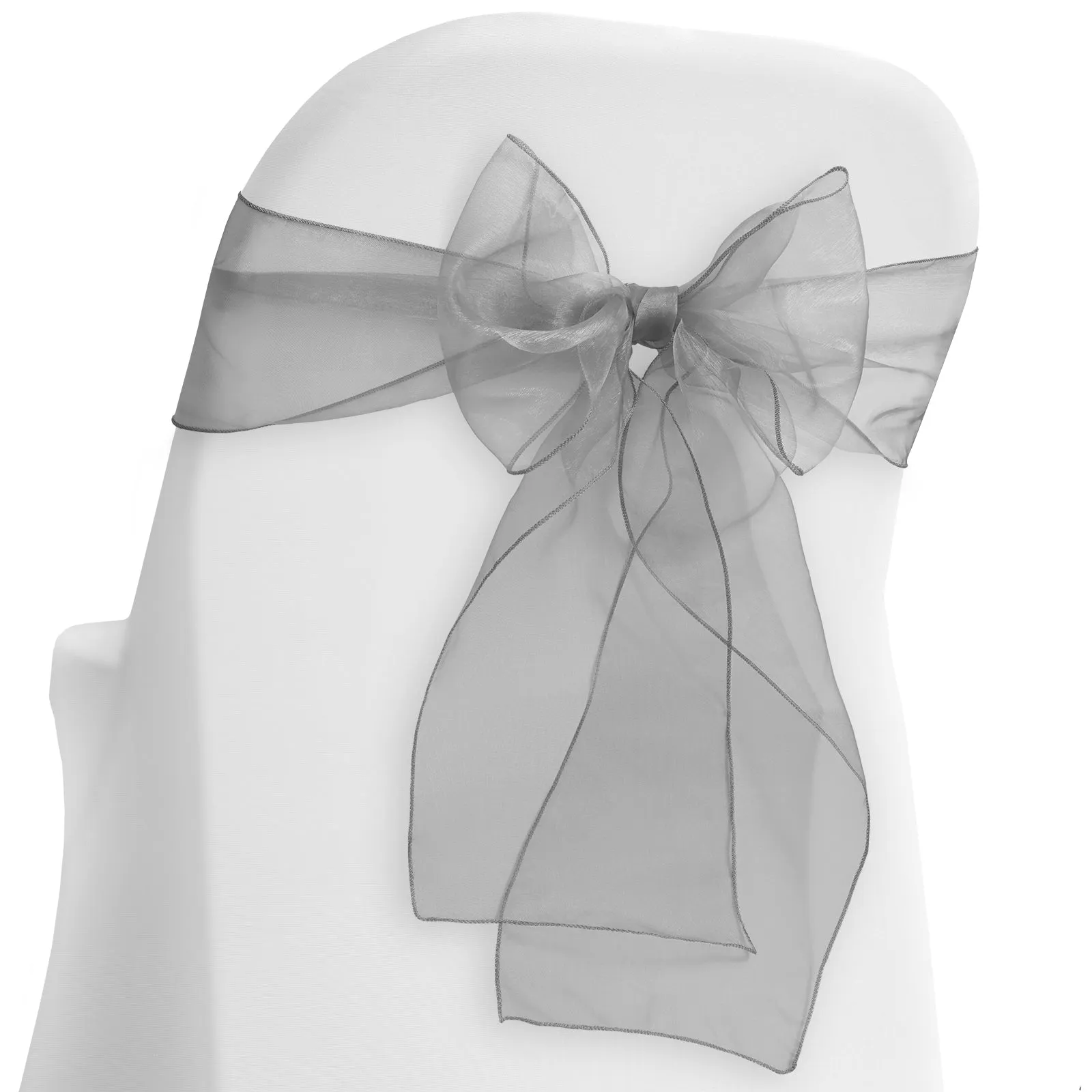 100-Pack Organza Chair Cover Sashes by Lann's Linens