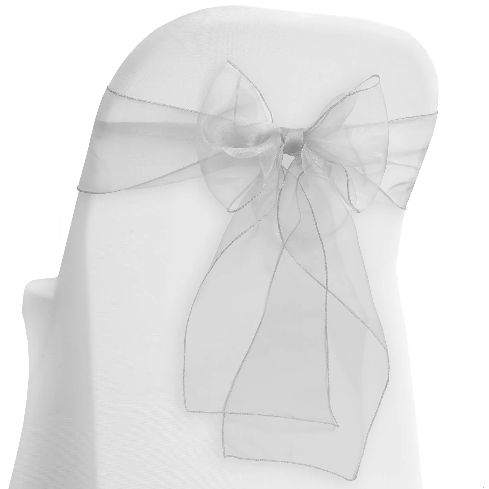 100-Pack Organza Chair Cover Sashes by Lann's Linens