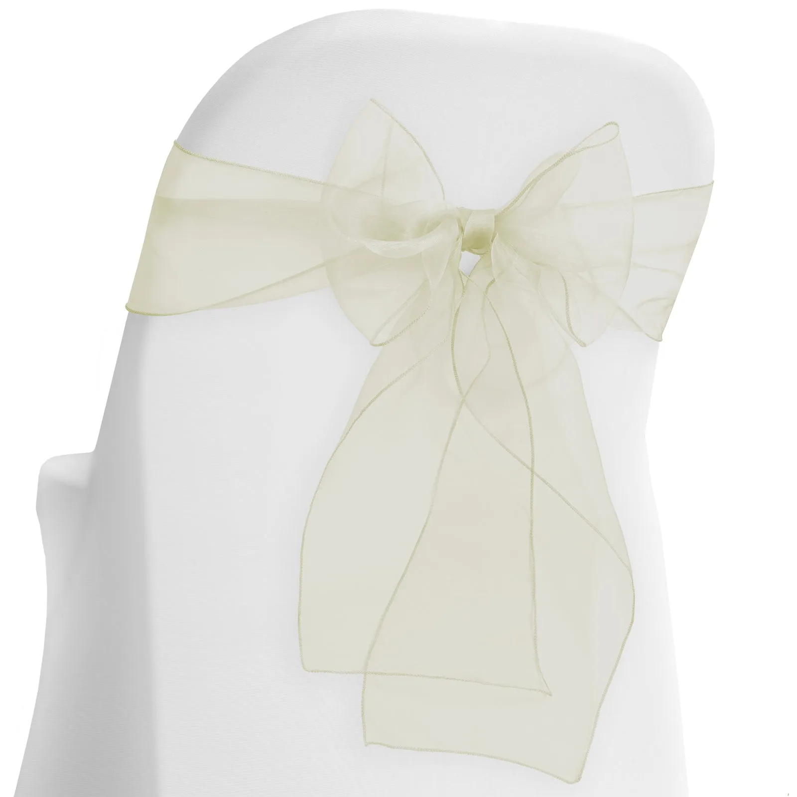 100-Pack Organza Chair Cover Sashes by Lann's Linens