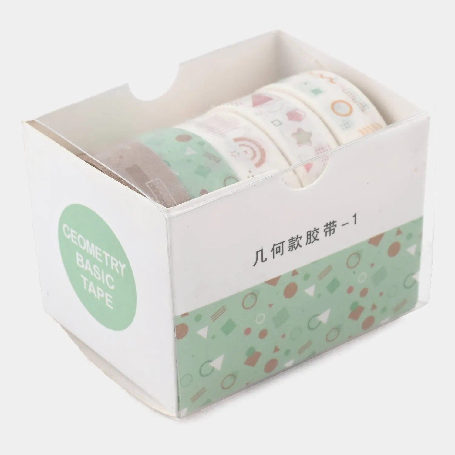 5Rolls/box Solid Color Washi Tape Set