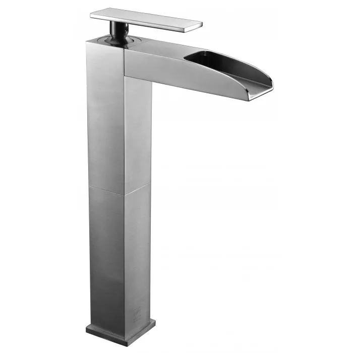 ALFI brand AB1597 Single Hole Tall Waterfall Bathroom Faucet