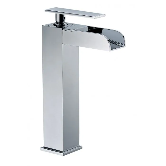 ALFI brand AB1597 Single Hole Tall Waterfall Bathroom Faucet