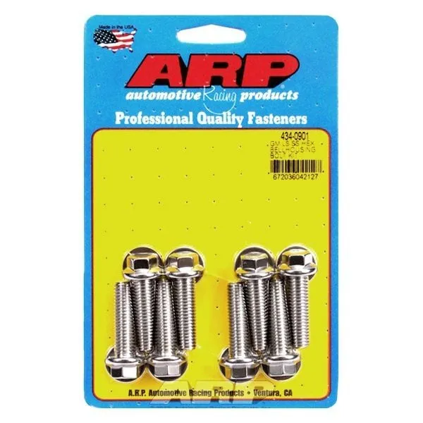 ARP 434-0901 Bellhousing Bolt Kit for Chevrolet LS Gen III. ARP Stainless. hex