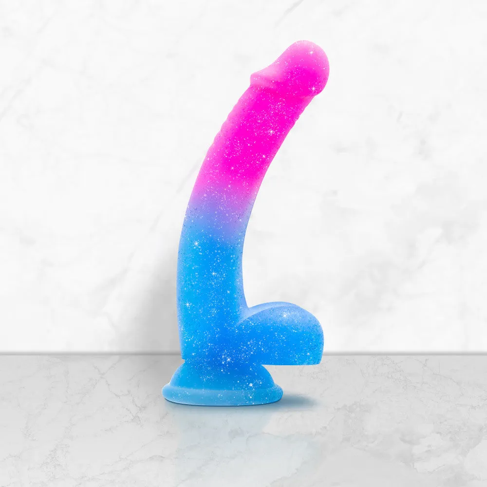 Avant By Blush® | Chasing Sunsets Mermaid: Artisan 8 Inch Dildo with Suction Cup Base - Made with Smooth Ultrasilk® Purio™ Silicone