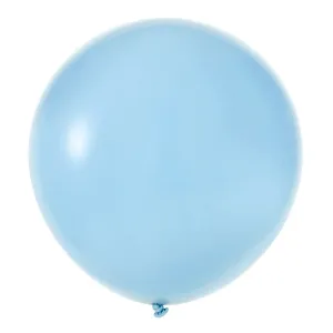 Baby Blue 36" Jumbo Matte Latex Balloons | 2 pcs