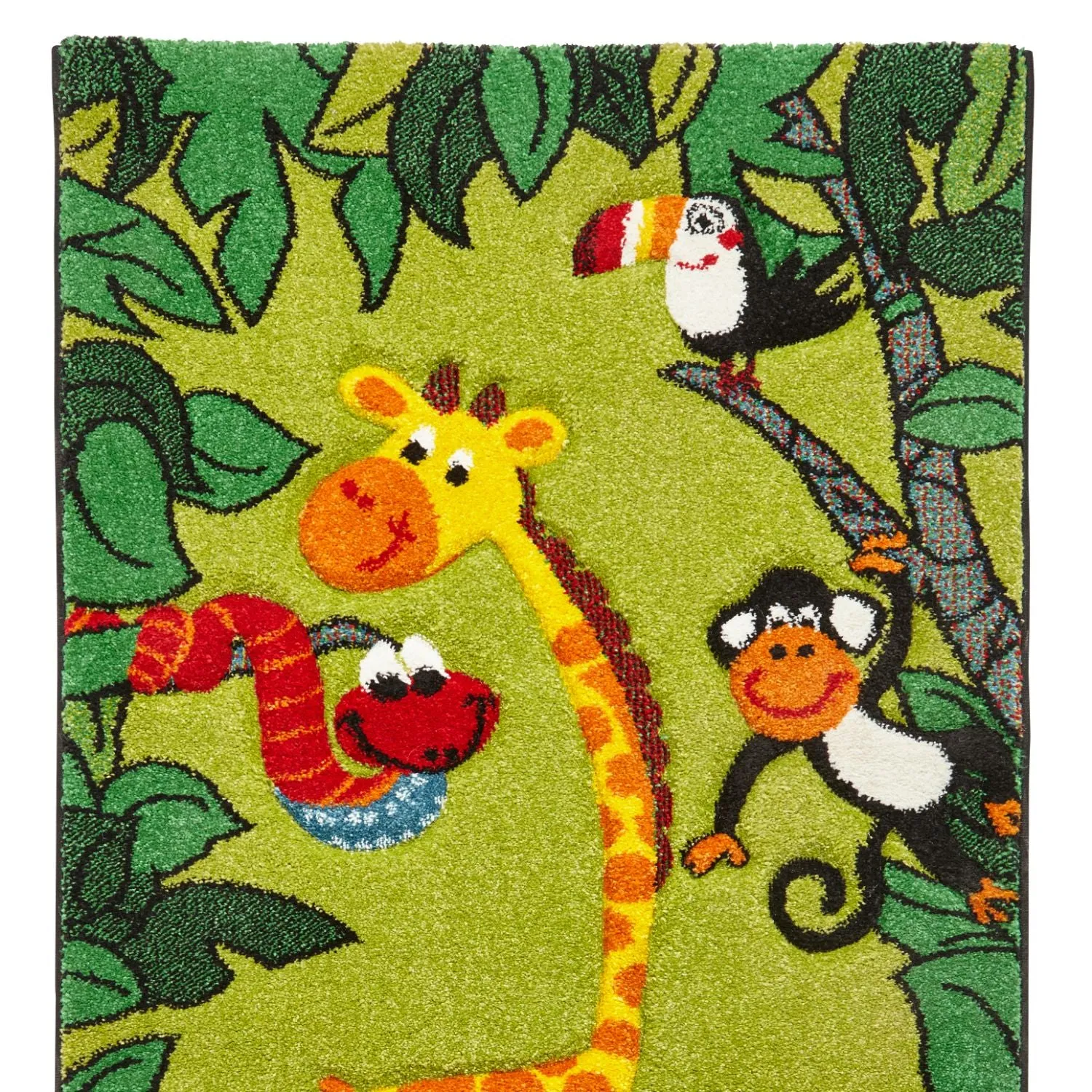 Brooklyn Jungle Green 53747 Kids Rug