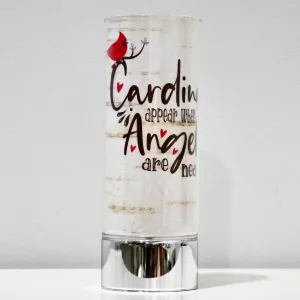 Cardinals Appear Bundle- Sparkle Glass™ Accent Light and Cardinals Appear Decorative Insert