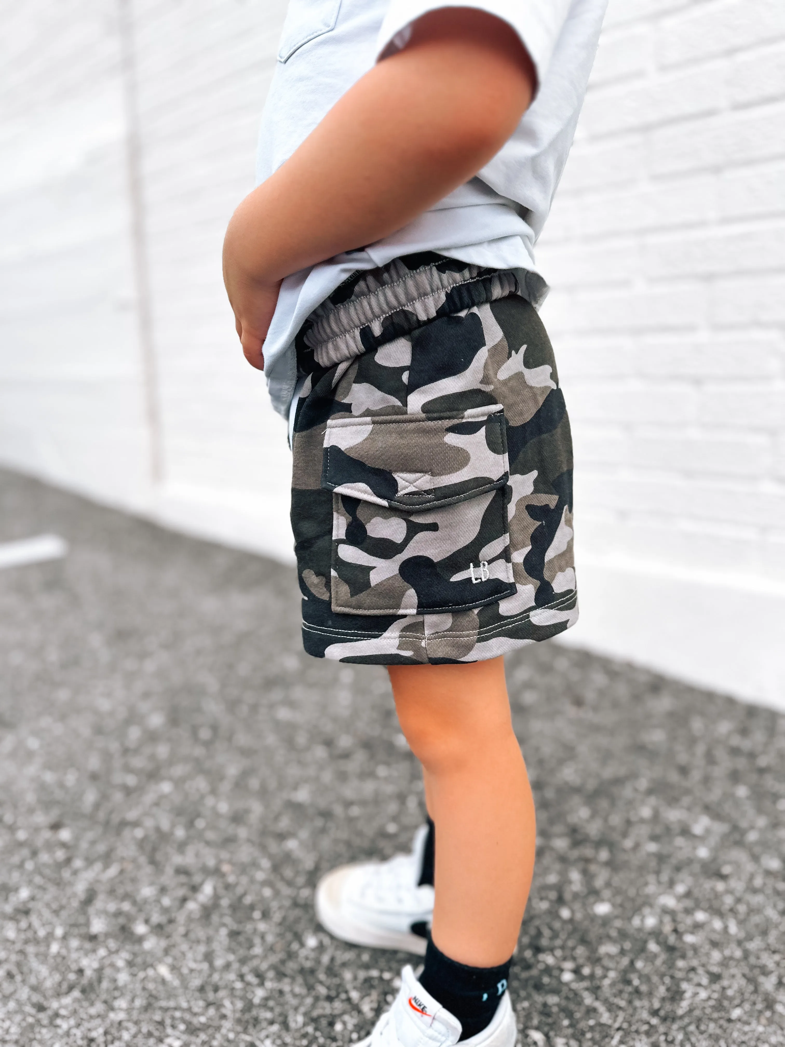 Cargo Sweatshort - Camo