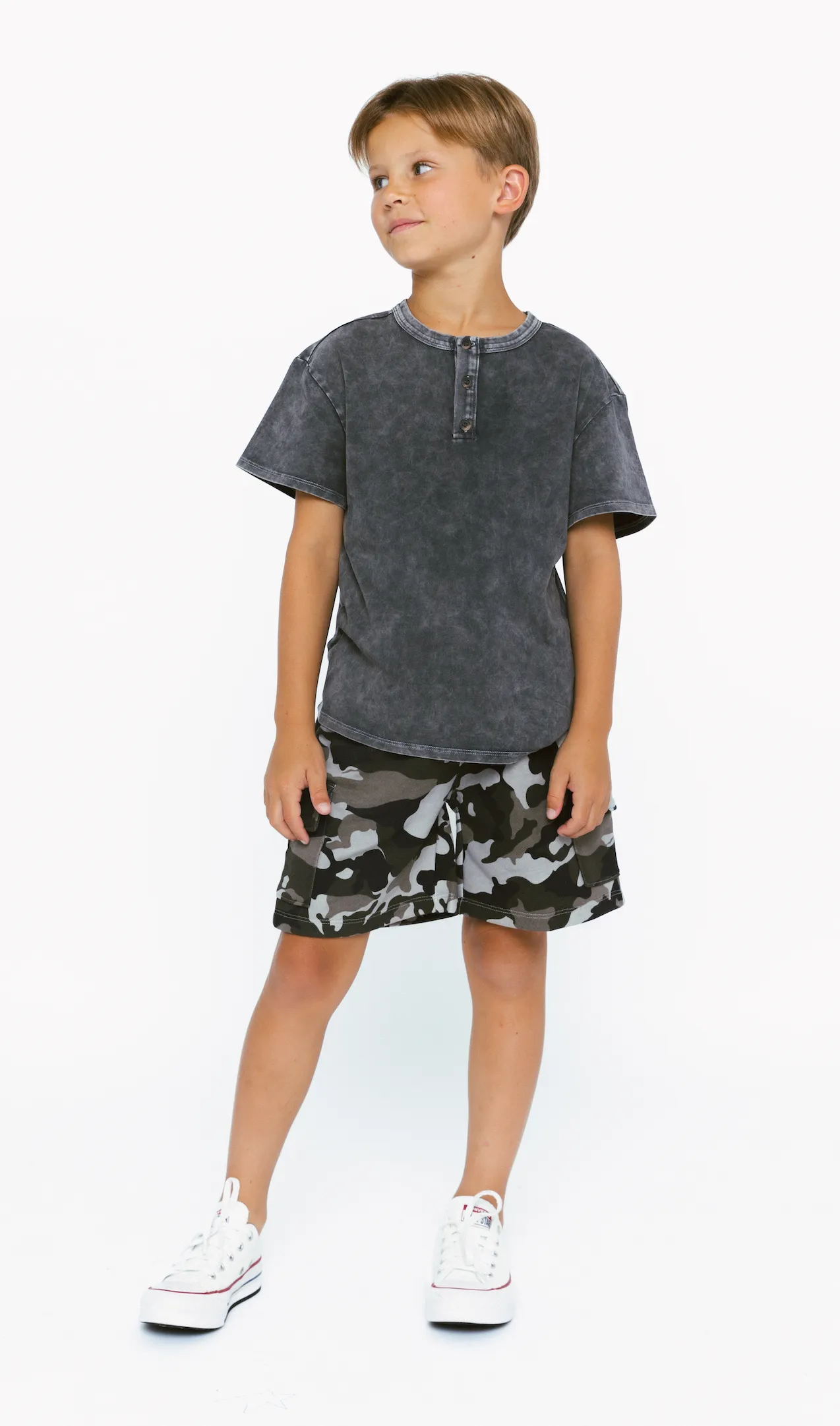 Cargo Sweatshort - Camo