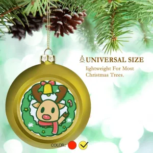 Christmas Balls Elk Ornaments Xmas Tree Decorations