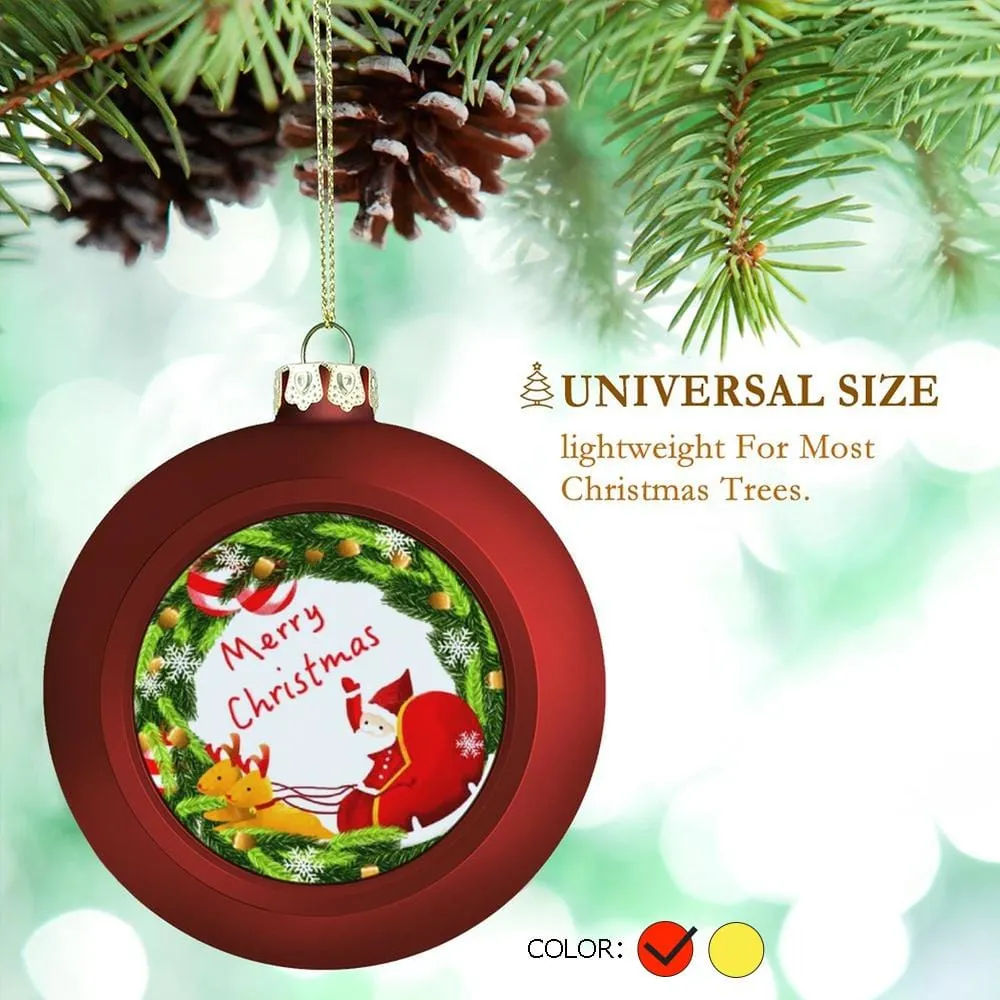 Christmas Balls Merry Christmas Ornaments Xmas Tree Decorations