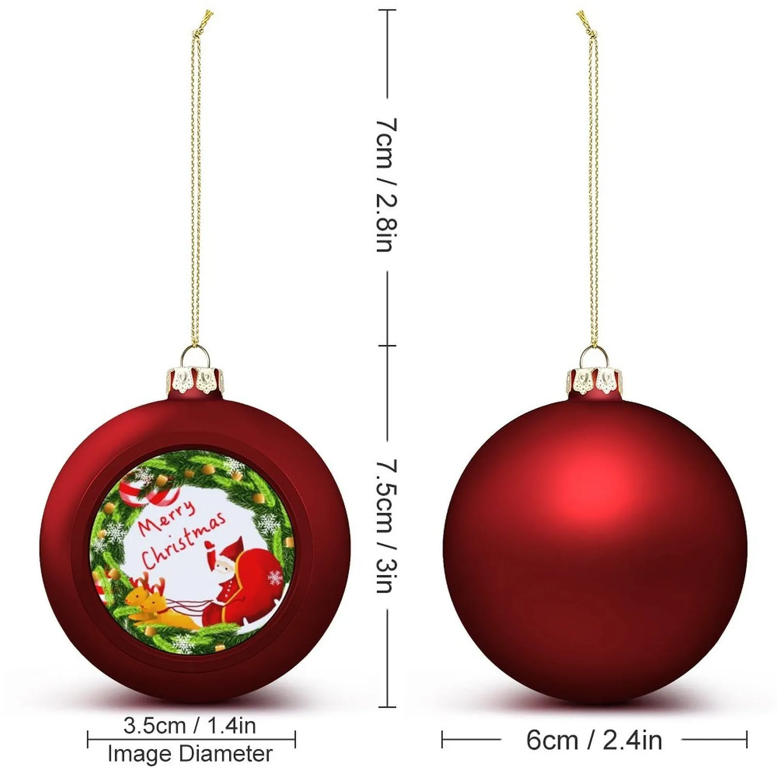 Christmas Balls Merry Christmas Ornaments Xmas Tree Decorations