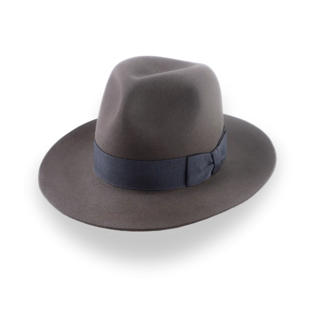 Customizable Indiana Jones Fedora in Caribou Grey | The Pulsar