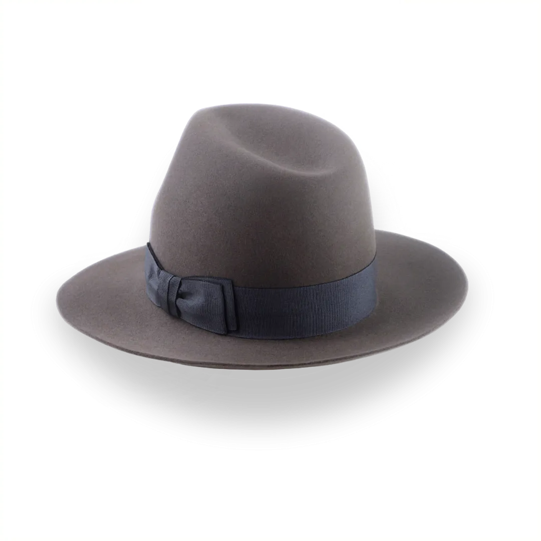 Customizable Indiana Jones Fedora in Caribou Grey | The Pulsar