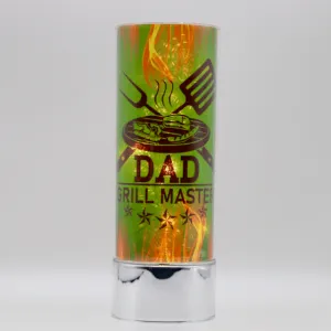 Dad Grill Master and Sparkle Glass™ Accent Light Bundle