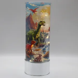 Dinosaur Landscape Insert and Sparkle Glass™ Accent Bundle