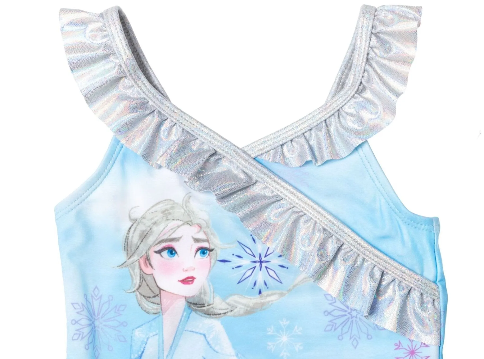 Disney Frozen Queen Elsa UPF 50  One Piece Bathing Suit