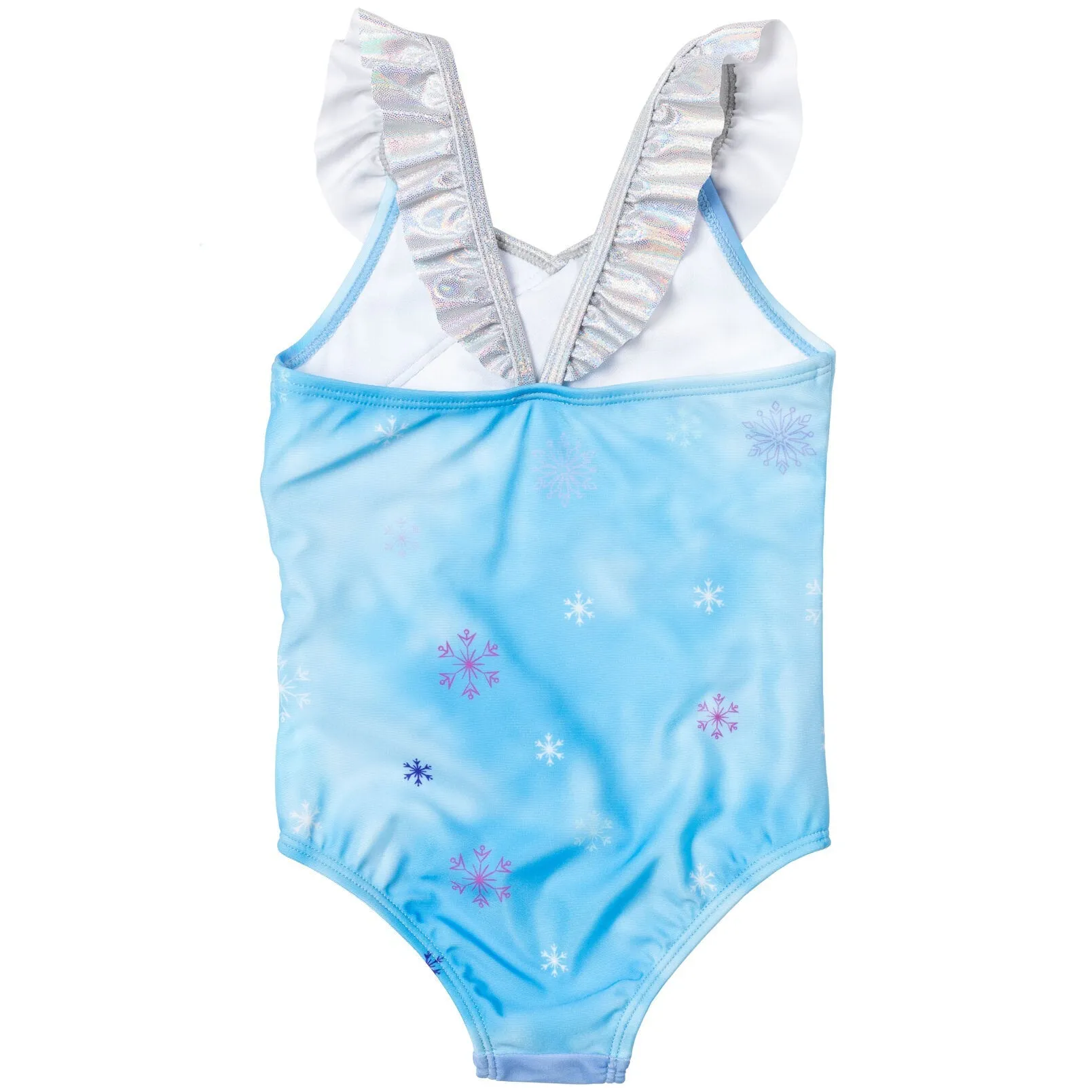 Disney Frozen Queen Elsa UPF 50  One Piece Bathing Suit