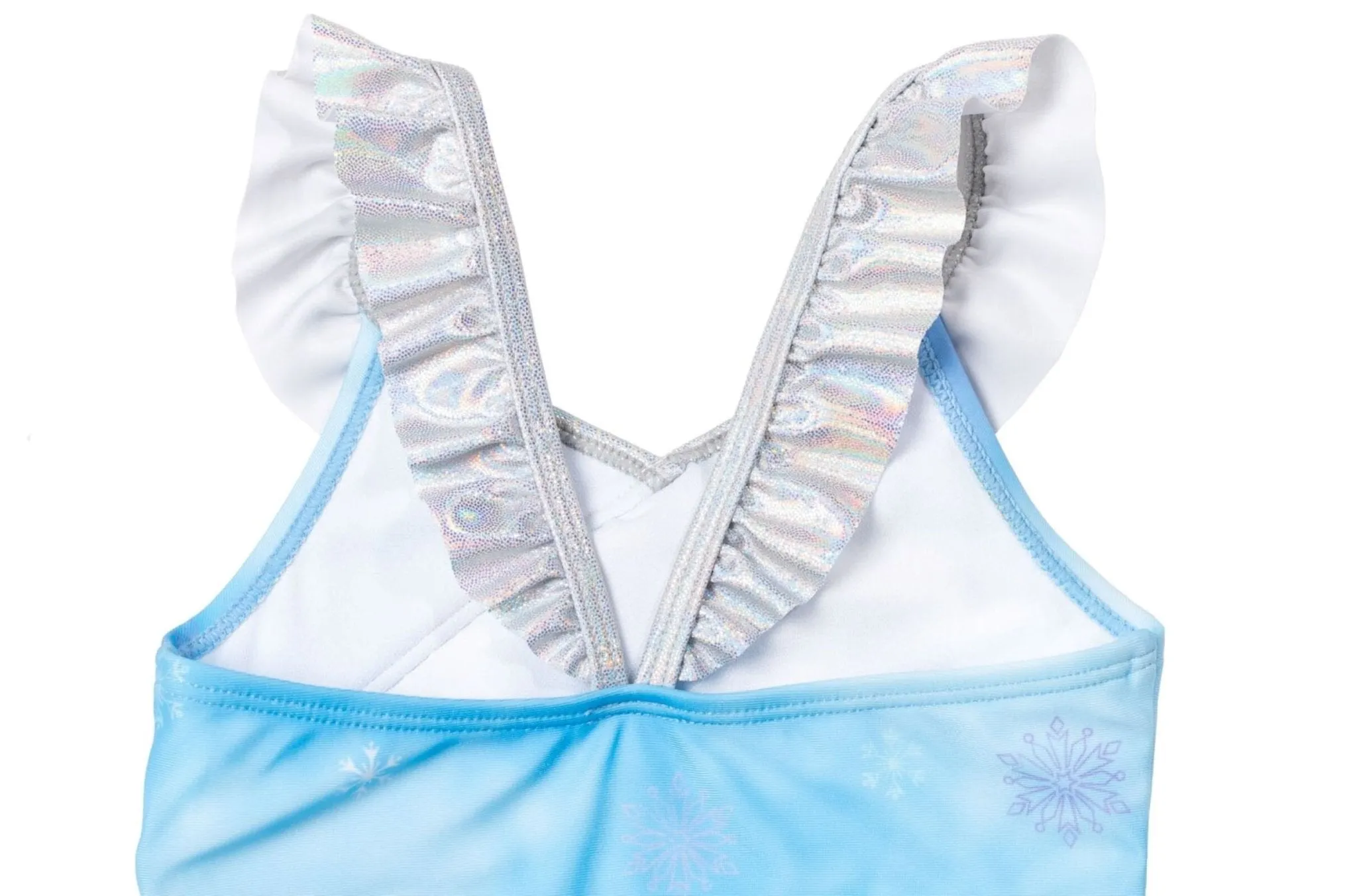 Disney Frozen Queen Elsa UPF 50  One Piece Bathing Suit