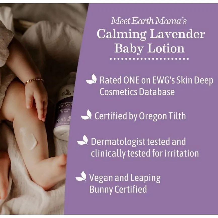 Earth Mama Organics - Calming Lavender Baby Lotion