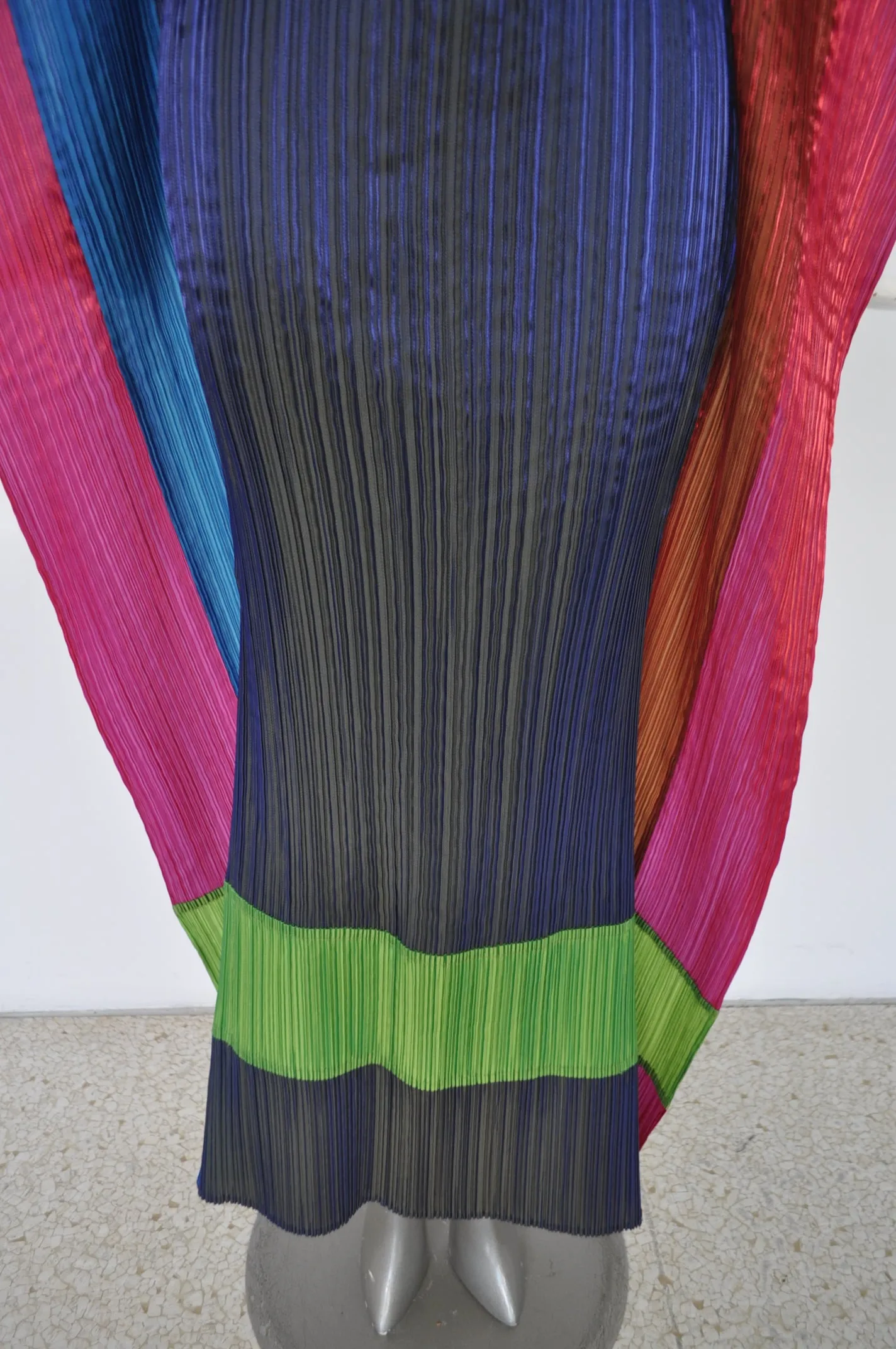 Issey Miyake avant garde pleated dress East meets West