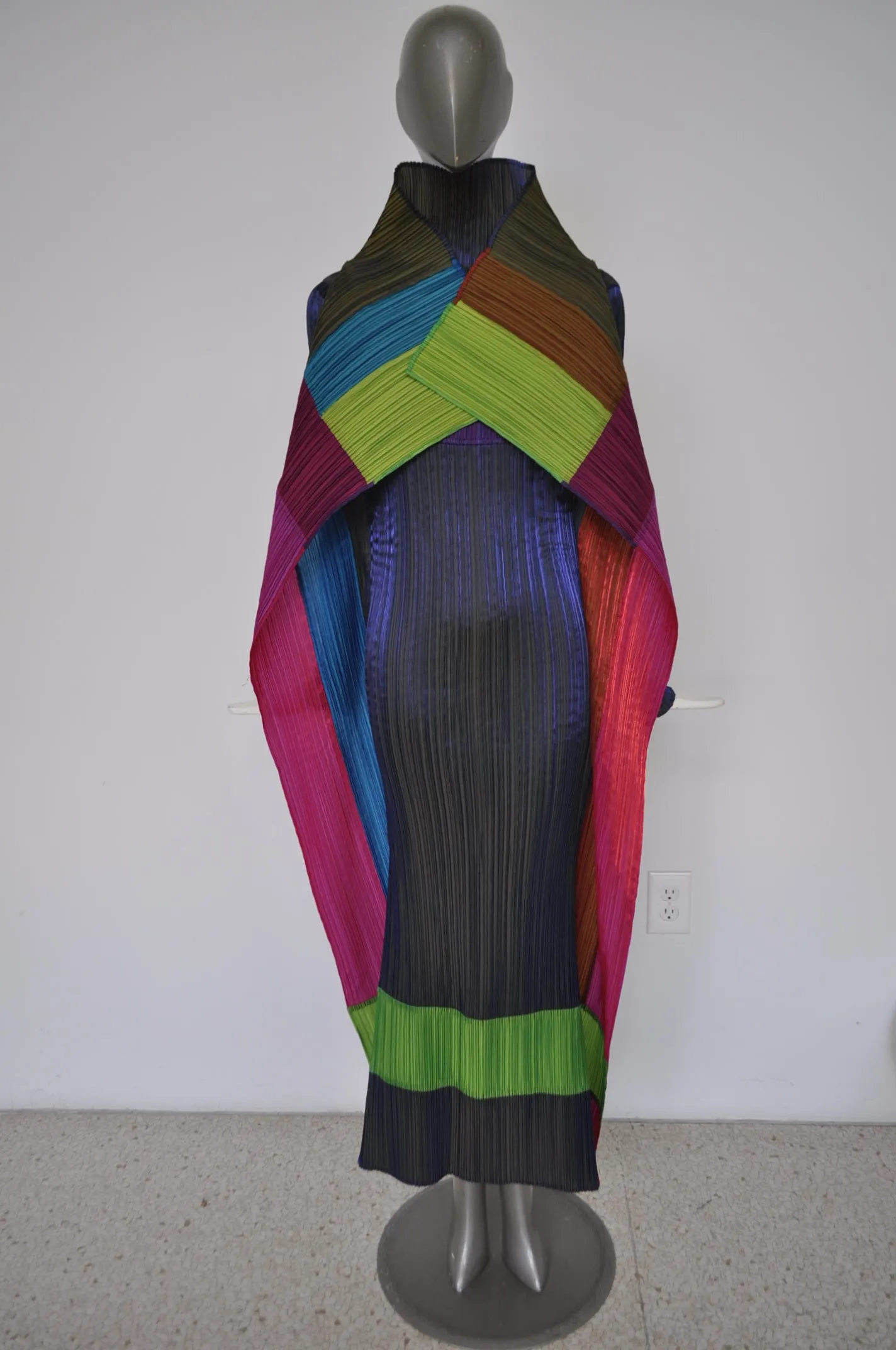 Issey Miyake avant garde pleated dress East meets West