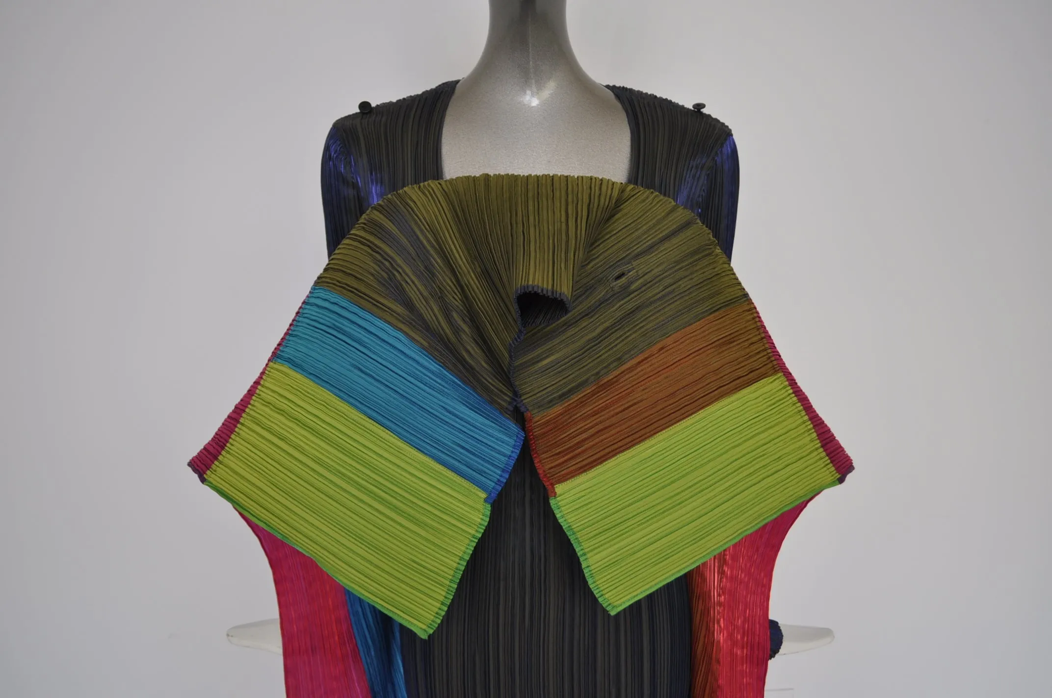 Issey Miyake avant garde pleated dress East meets West