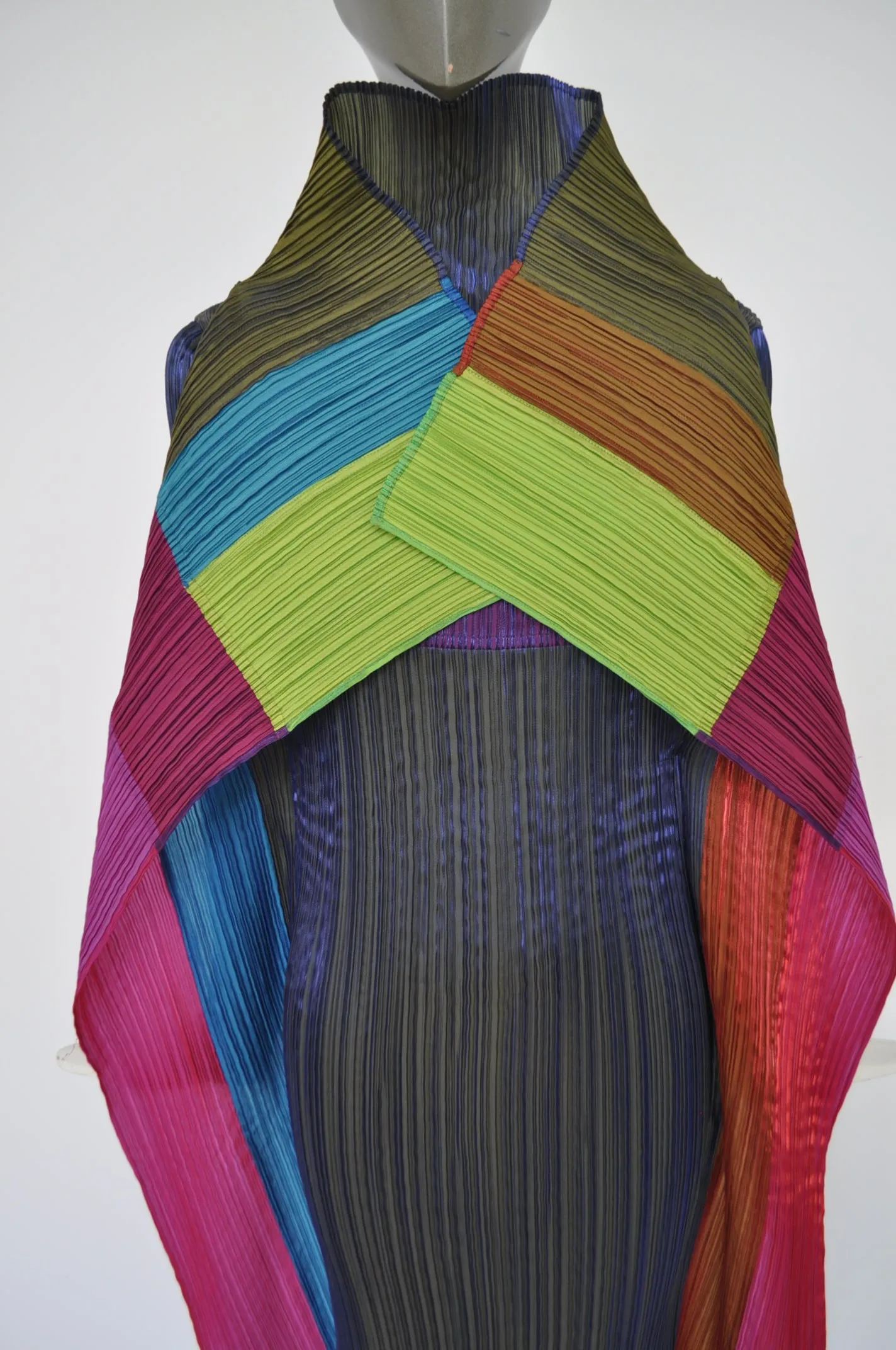 Issey Miyake avant garde pleated dress East meets West