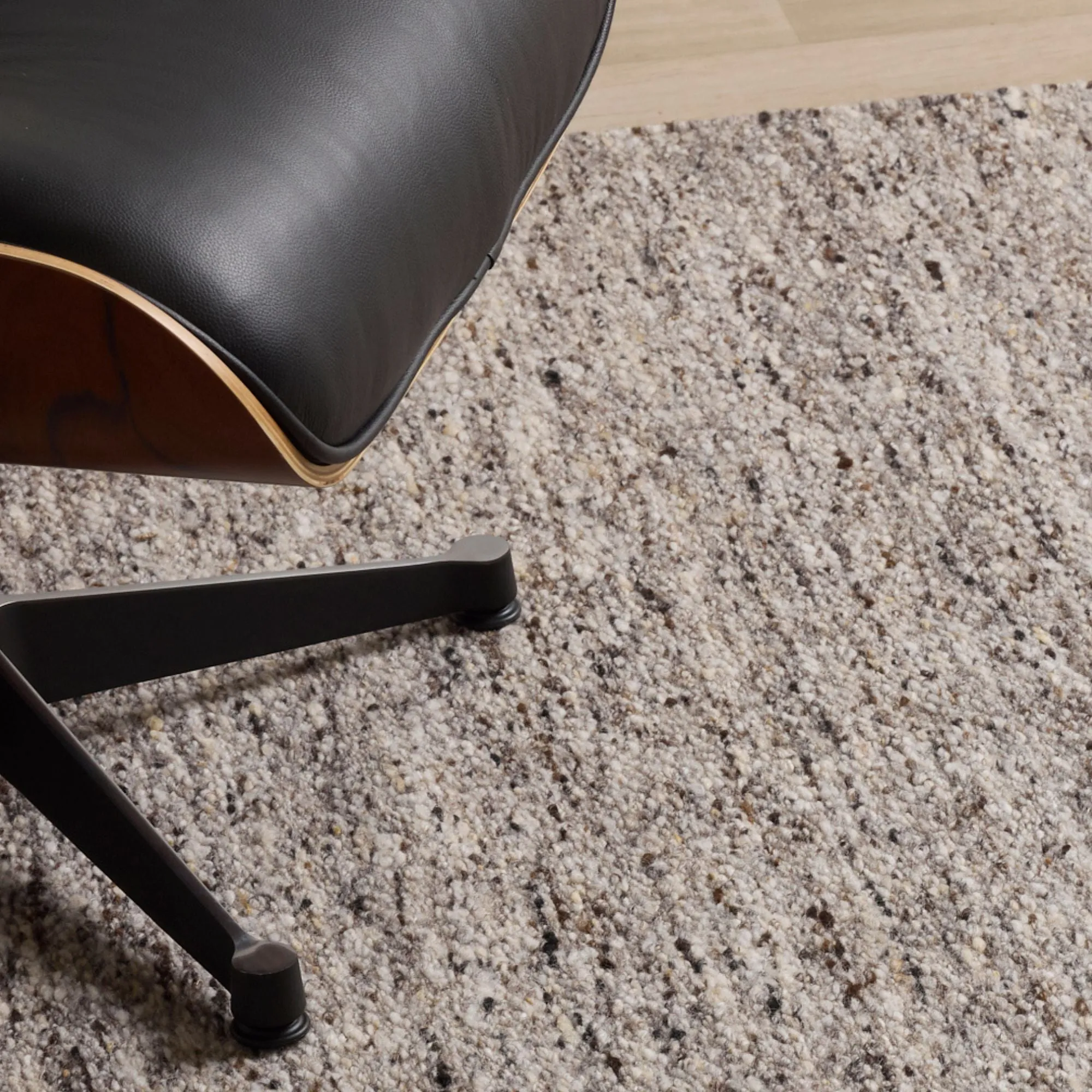 Kameri Flatweave Rug - Grey Fleck - 90cm