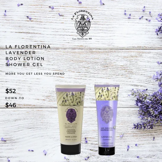 La Florentina Lavender Body Lotion & Shower Gel Bundle