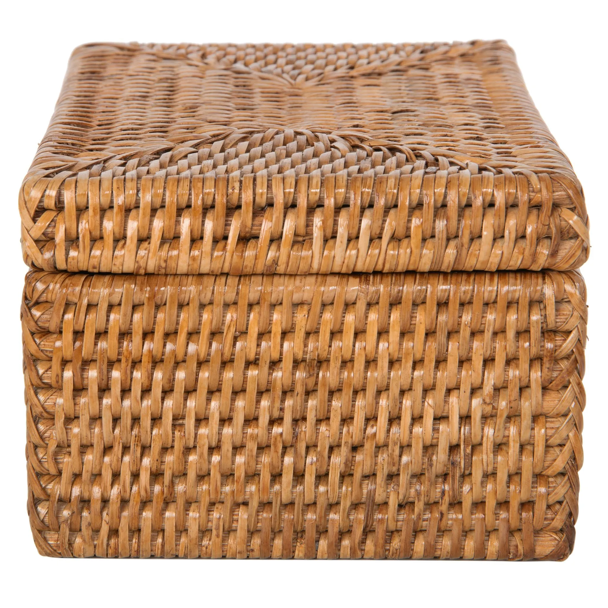 La Jolla Rattan Storage Box for Wet Wipes, Jewelery and More