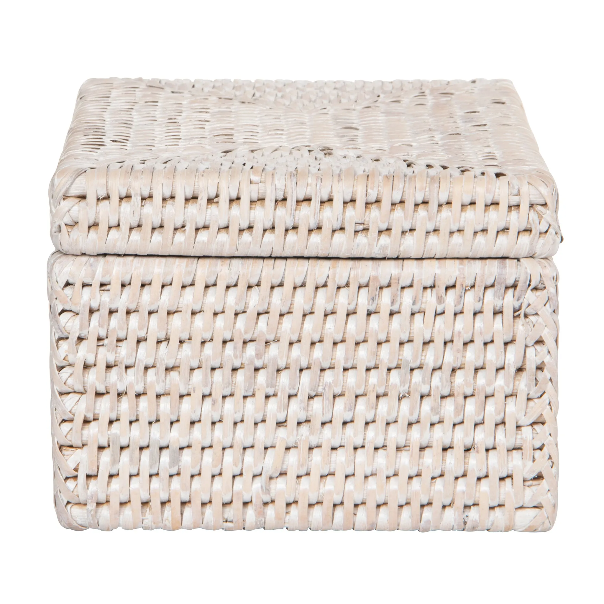 La Jolla Rattan Storage Box for Wet Wipes, Jewelery and More