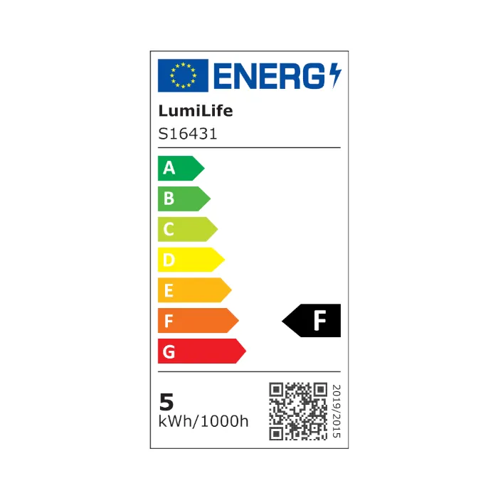 LUMiLiFe 5.5W E27 Standard GLS LED Bulb -  470lm - 6500K