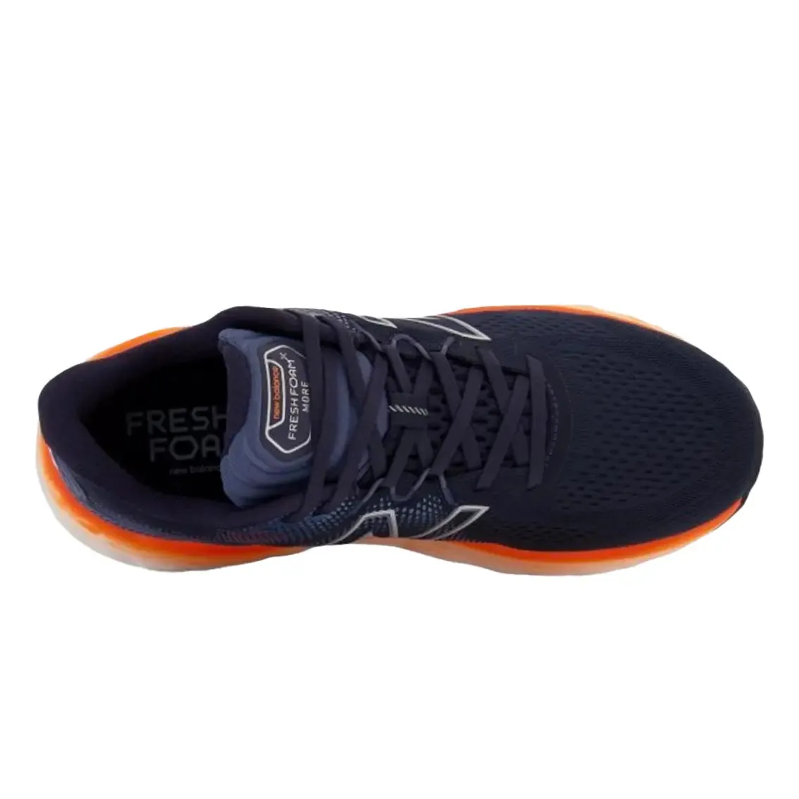 Mens New Balance Fresh Foam X More v3 - Eclipse / Vibrant Orange