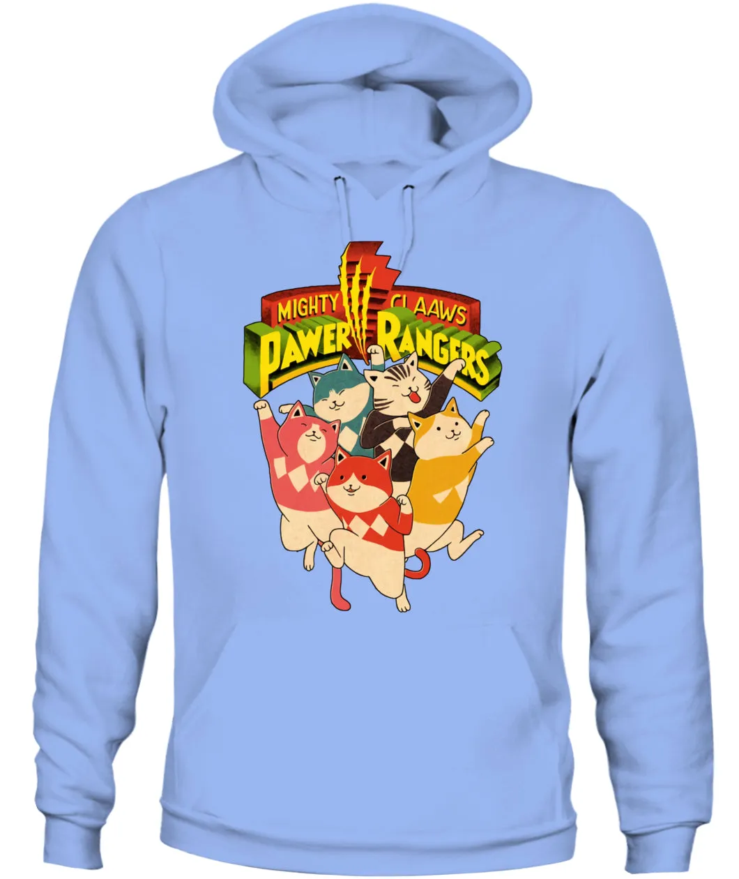 Mighty Claws Pawer Rangers Graphic Apparel