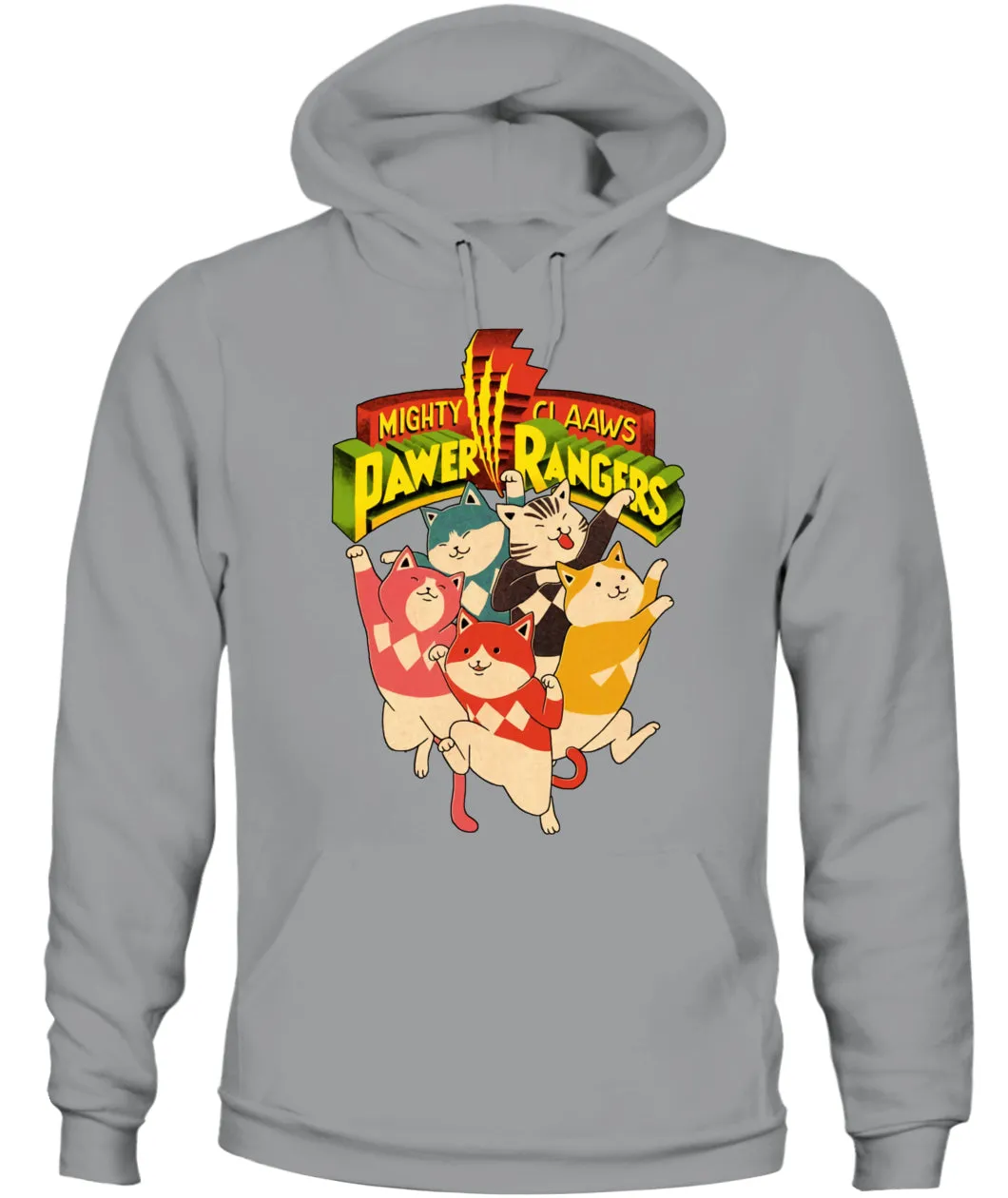 Mighty Claws Pawer Rangers Graphic Apparel