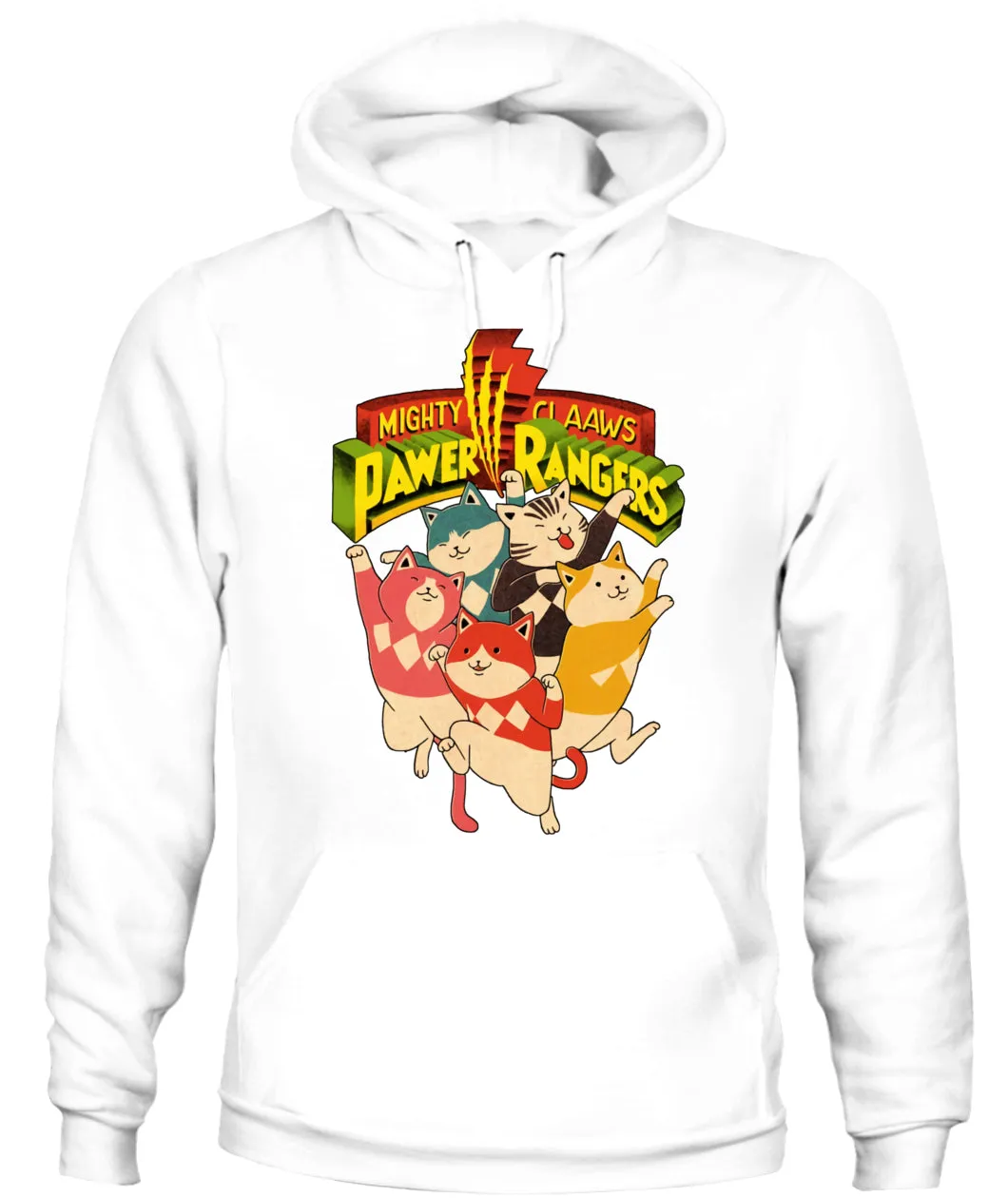 Mighty Claws Pawer Rangers Graphic Apparel