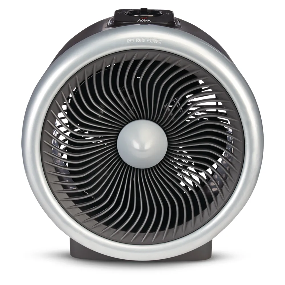 NOMA 043-1022 1500W Turbo Mechanical Utility Space Fan Heater (Black) (Open Box)