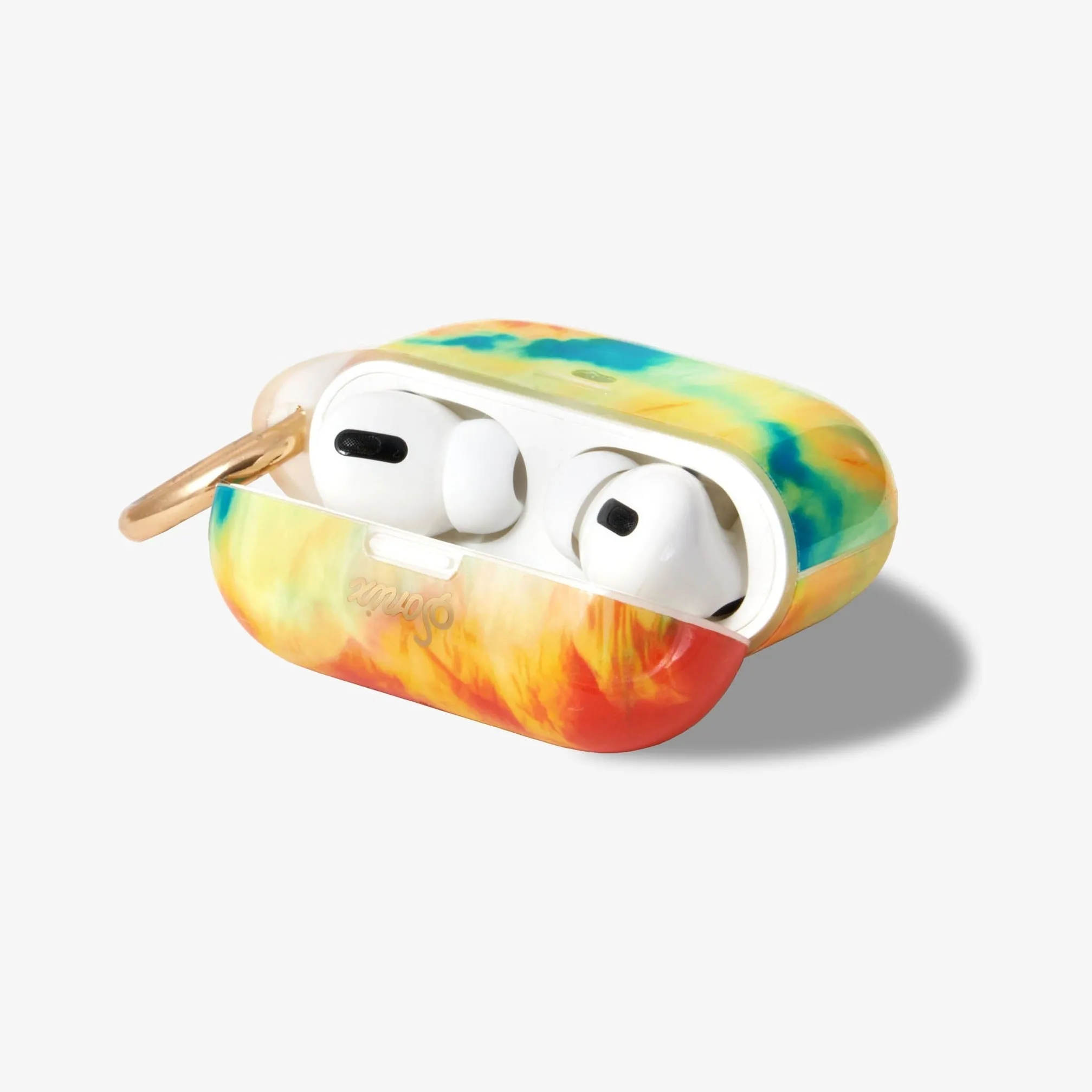 Orange Glow Airpods Case