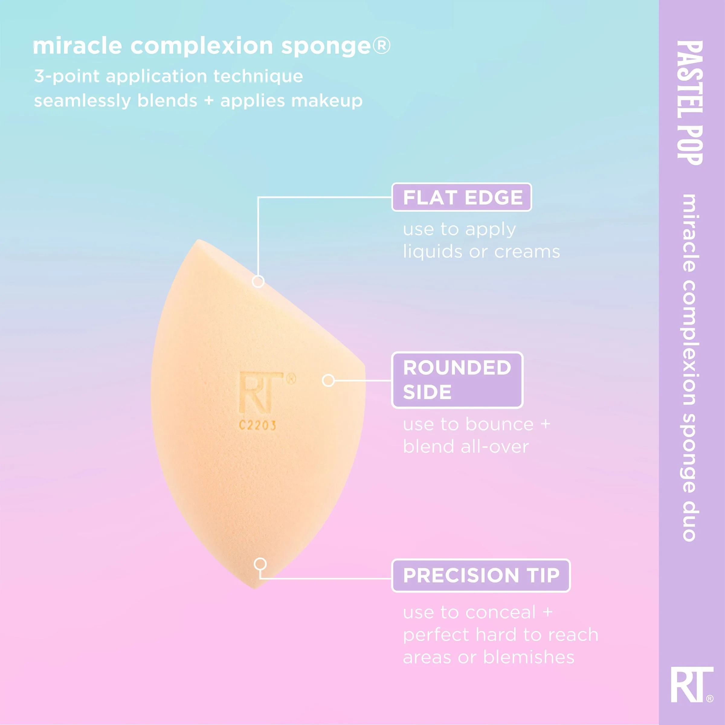 Pastel Pop Miracle Complexion Sponge Duo