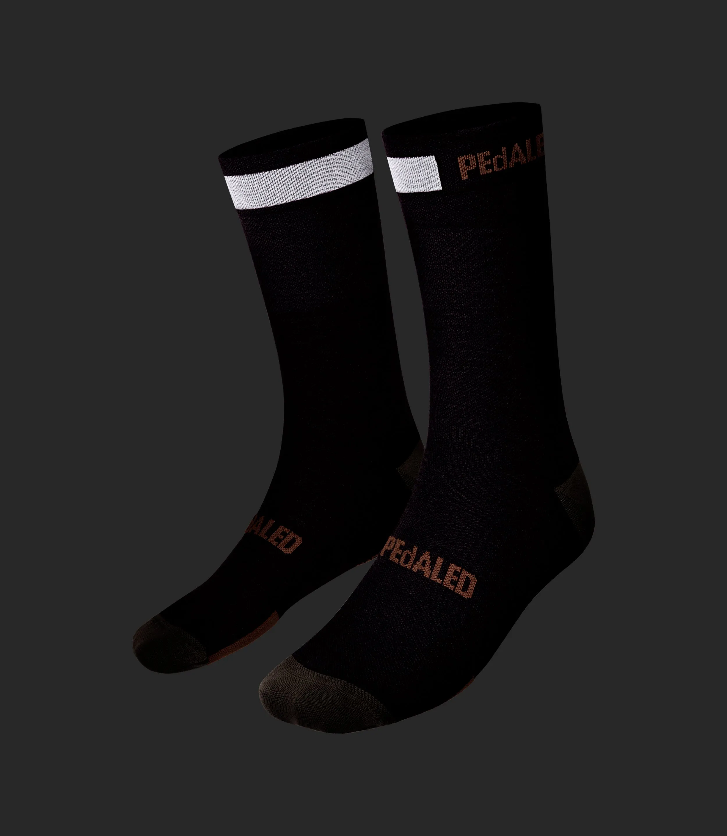 PEdALED Odyssey Reflective Cycling Socks black