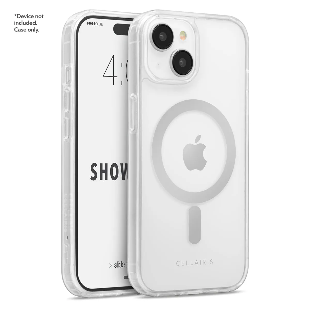 Showcase Halo - iPhone 15/ 14/ 13 Silver w/ MagSafe Case