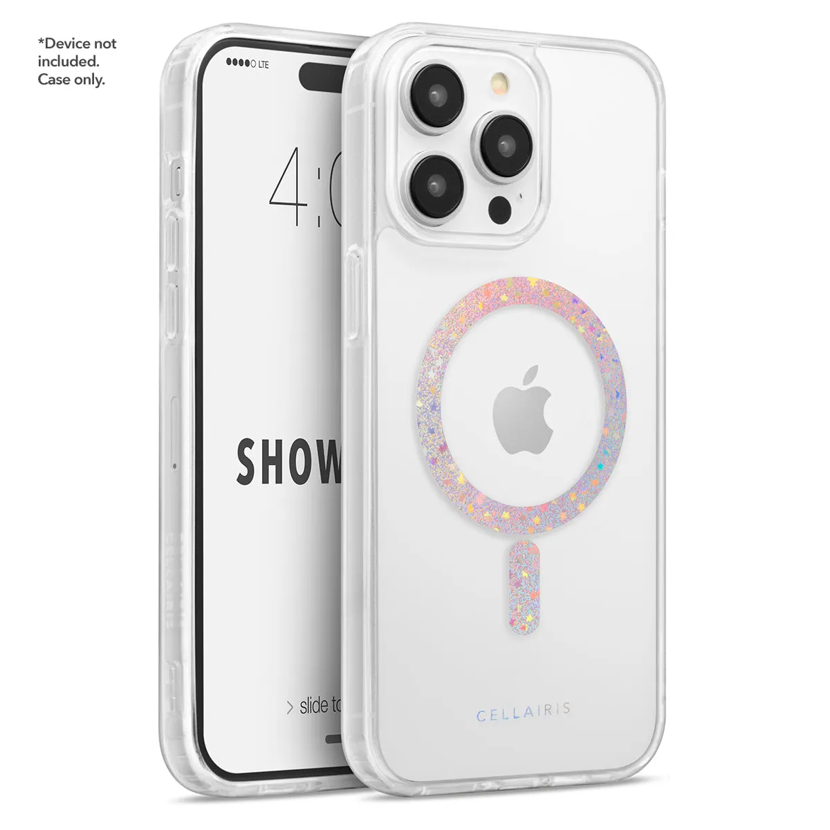 Showcase Halo - iPhone 15 Pro Max Rainbow Glitter w/ MagSafe Case