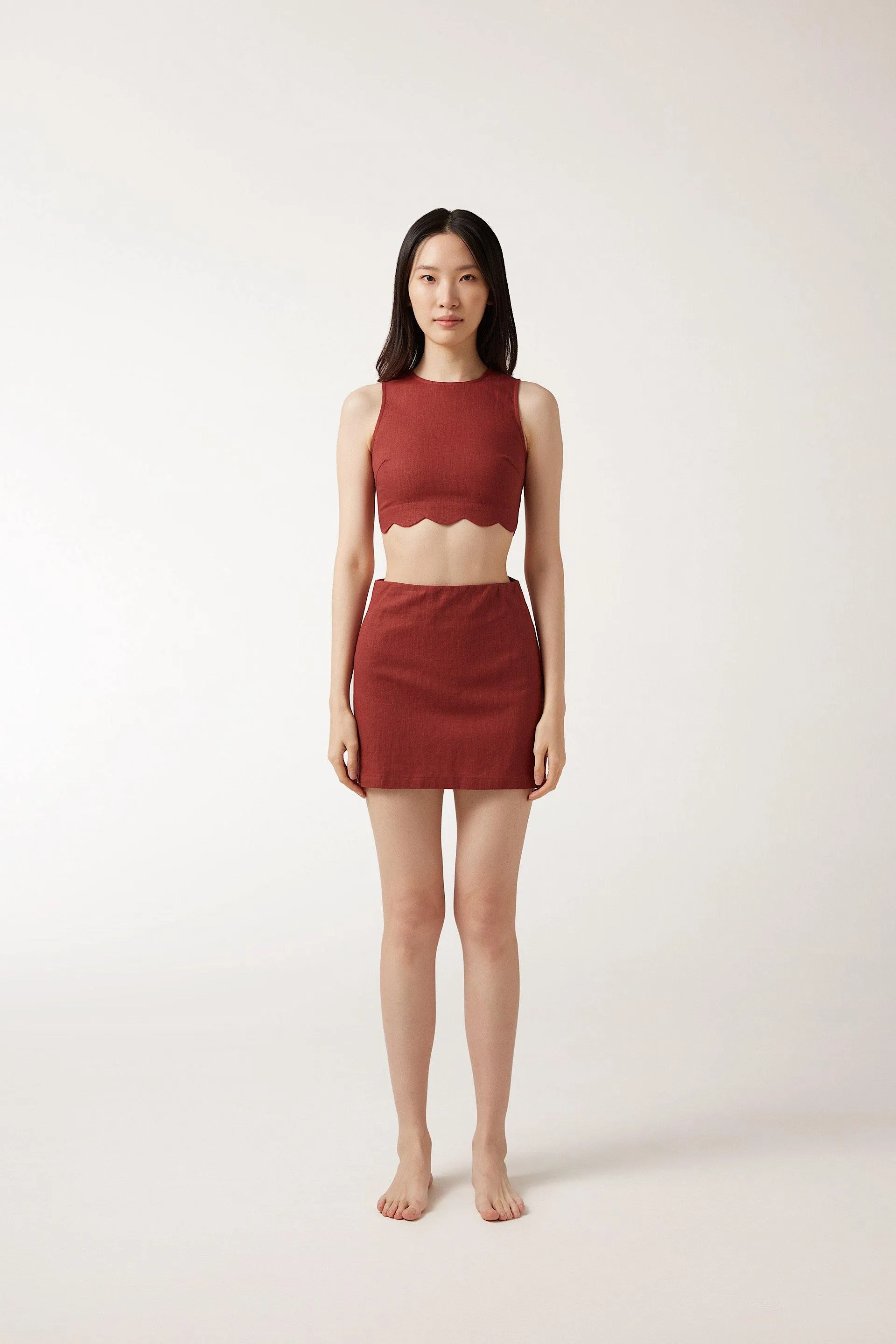 SOPHIE Top - Maroon