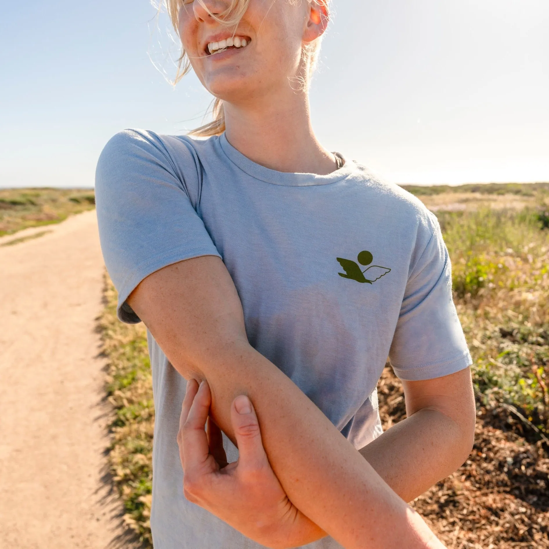 Trailhead Tee - Light Blue