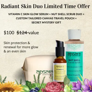 Vitamin C & Nut Shell Scrub Radiant Skin Duo (limited edition offer)